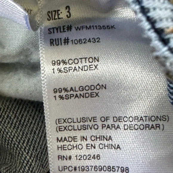 Wallflower The Legendary Fit Jeans Women Size 3 - Picture 4 of 5